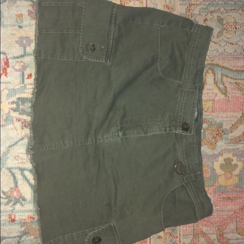 Army Green Wild Fable Skirt